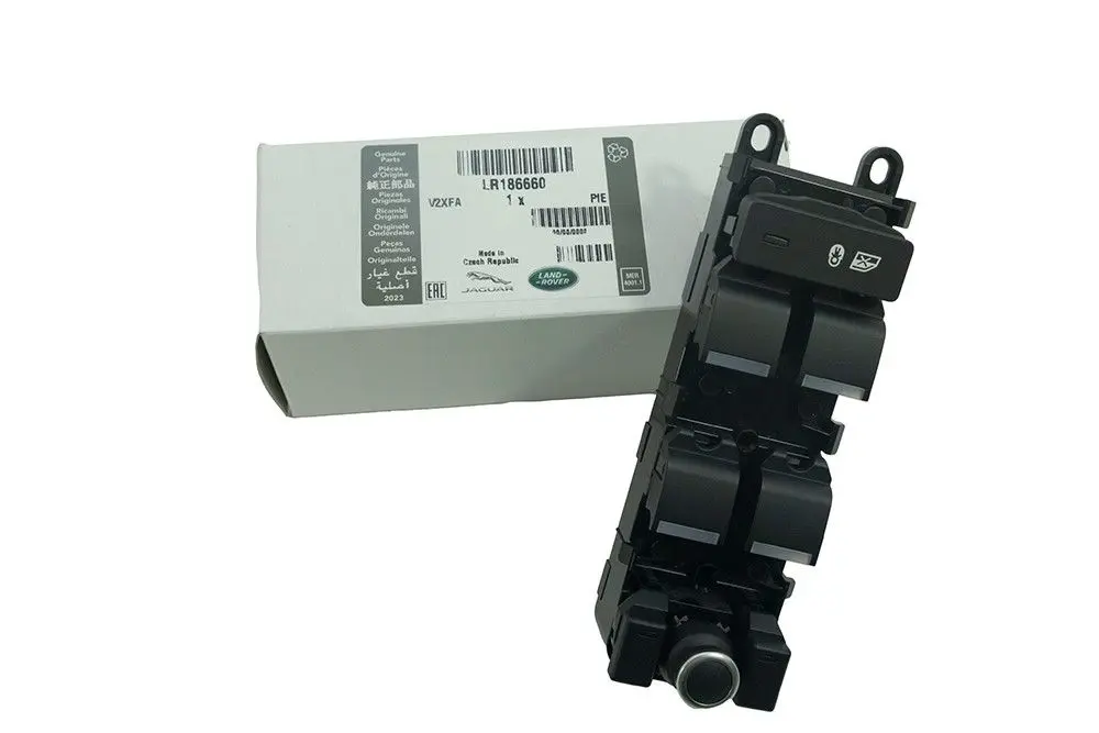 DRIVERS DOOR WINDOW LIFT SWITCH - LR186660 - RANGE ROVER SPORT L494 GENUINE>LANDROVER 